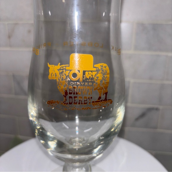 Vintage Hurrican Tiki Bar Glass with Original Box - Brown Derby - Picture 2 of 5